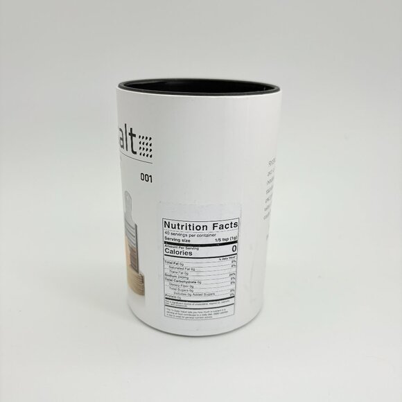 RIVSALT Pink Himalayan Rock Salt with Metal Grater and Wooden Stand New in Box - Picture 2 of 5